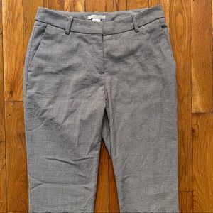 H&M | gray houndstooth printed dress pant size 2 work school internship job